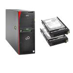 Bundle Fujitsu TX2550 M4, XEON Silver 4110 8C (1/2), 16GB DDR4 (1/24), DVD-RW, EP420i, RMK, 800W (2/2), TOWER, 3YR ONSITE, 2 x 600GB SAS 10K