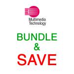 Bundle - Microsoft Wired Desktop 600 Keyboard &amp; Mouse Combo, USB, Black, Retail  x 5