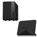 Synology DS218+ NAS x 1 + Synology Mesh Router MR2200ac x 1 - Bundle and Save!