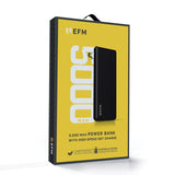 EFM Armour Power Bank - 5000mAh - Black