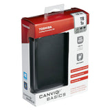 Toshiba HDD 2.5" External USB3 1TB Canvio Basic A1 (Black), 3 Year Warranty