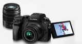 Panasonic Lumix G7 (DMCG7TWINK) Mirrorless Camera Twin Lens Kit - Black