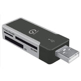 Shintaro USB2.0 External Mini Multi Card Reader (Micro SD card, SD / MMC, MS / MS Duo)