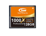 Team Group Memory Card Compact Flash CF 128GB, 1000X, 120MB/s Write*, Lifetime Warranty