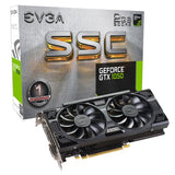 EVGA GeForce GTX1050 SSC GAMING Graphics Card, 2G GDDR5, PCIE, Full Height, ACX 3.0 (2 Fans), DVI-D, DP, HDMI, Max 3 Outputs