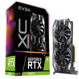 EVGA Geforce RTX2080Ti XC Ultra Gaming Graphics Card, 11GB GDDR6, PCIE, Full Height, HDB RGB Fans x 2, DP x3, HDMI, Max 4 Outputs