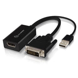 ALOGIC Elements DVI-D to DisplayPort Adapter Converter