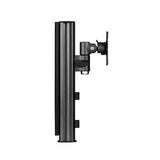 Atdec Systema S1340B Single Monitor Mounting Kit - 1x 130mm Mount with 400mm Modular Desk Post (Black)