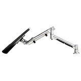 Atdec Systema Dynamic Desk Mount Polished Silver &amp; Black