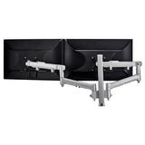 Atdec AWM Dual monitor arm solution - dynamic arms - 400mm post - F Clamp - silver
