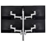 Atdec 750mm Pole and 4 x Monitor Arms w/ Bolt Through