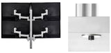 Atdec 750mm Pole and 4 x Monitor Arms w/ Bolt Through
