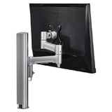 Atdec AWM Single monitor arm solution - 460mm articulating arm - 400mm post - Grommet Clamp - black