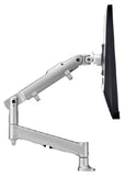 Atdec AWM Single monitor arm solution - 618mm dynamic arm - 0-9 kg - single base - F Clamp - silver