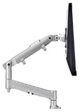 Atdec AWM Single monitor arm solution - 618mm dynamic arm - 0-9 kg - single base - Grommet Clamp - silver