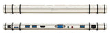 J5create JUD531 Mini Ultra Station (USB3.0 to HDMI / VGA, RJ-45, 3xUSB3.0, 3.5mm Microphone input, 3.5mm Speaker output)