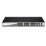 D-LINK DES-1210-28P 28-Port 10/100Mbps Web Smart PoE Switch with 4 Gigabit Ports (2 UTP and 2 Combo