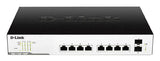D-LINK DGS-1100-10MP 10-Port Surveillance Switch with 8 PoE and 2 SFP ports (130W PoE budget)