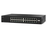 Cisco SG 110 24-Port Gigabit Unmanaged Compact Switch 2 combo Gb SFP Slots
