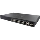 Cisco SG350X-24P 24-PORT GIGABIT POE STACKABLE SWITCH