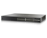 Cisco SG 500X 24-Port Gigabit Stackable Switch 24 PoE+ Ports 375 Watts &amp; 4 x 10GbE SFP+ Slots