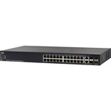 Cisco SG550X-24P 24-port Gigabit PoE Stackable Switch