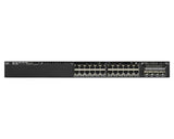 Cisco WS-C3650-24PD-E Catalyst Standalone with Optional Stacking 24-Port GbE PoE+ &amp; 2 x 10GbE Uplink ports with 640WAC power supply, 1 RU, IP Services