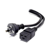 ALOGIC 5m 15Amp Aus 3 Pin Mains Plug to IEC C19 Male to Female