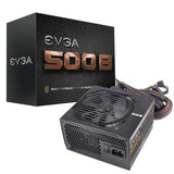 EVGA PSU (Cabled), 500W, 80+ Bronze Gold, 500B, 120mm Fan, 2xPCIE, Single Rail, 3 Year Warranty