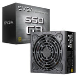 EVGA PSU (Full-Modular), 550W, Hydrodynamic Fan,  80+ Gold 92%, SuperNOVA G3, 150mm Fan, 3xPCIE, Multi Rail, 7 Year Warranty