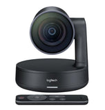 Logitech Rally 4k Ultra HD PTZ video/ 15x HD Zoom/ 90 view / Motorized pan/tilt / RF Remote Control 2 Year
