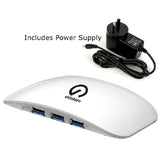 Shintaro 4 Port USB3.0 Hub with smart charge 900mA per port (includes power supply)
