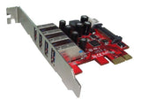 Shintaro PCIE USB3.0 x 4 Port Adapter (LP &amp; FH brackets included)