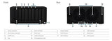 Synology DiskStation DS1819+ 8-Bay 3.5&quot; Diskless 4xGbE NAS (Tower) , Intel Atom Quad Core 2.1GHz,4GB RAM,4xUSB3,2x eSATA, Scalable.3 year Wty