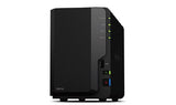 Synology DiskStation DS218 2-Bay 3.5&quot; Diskless 1xGbE NAS (Tower) (HMB), Realtek RTD1296 quad-core 1.4GHz, 2GB RAM, 2xUSB3, 1xUSB2, 1 x 1GbE (RJ-45)