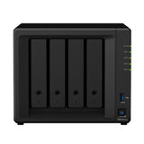 Synology DiskStation DS418PLAY 4-Bay 3.5&quot; Diskless 2xGbE NAS (HMB), Intel Celeron J3355 Dual Core, 2.0GHz, 2GB RAM, 4K transcoding.