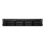Synology RackStation RS1219+ 8-Bay 3.5&quot; Diskless 4xGbE NAS (2U Rack), Intel Atom Quad Core 2.4GHz, 2GB RAM, 2xUSB3, eSata with SRS