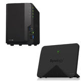 Synology DS218+ NAS x 1 + Synology Mesh Router MR2200ac x 1 - Bundle and Save!
