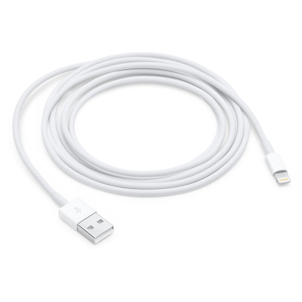 Apple LIGHTNING TO USB 2.0 CABLE (2M) CONNECTS IPHONE / IPAD / IPOD w/ LIGHTNING CONNECTOR TO COMPUTER USB