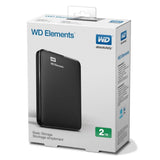 WD HDD 2.5" External USB3 2TB Elements Portable